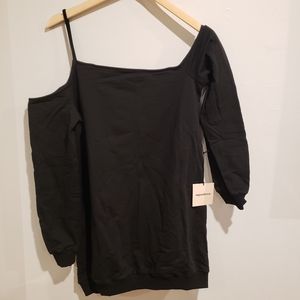 REVOLVE Superdown One Shoulder Strap Long Sleeve Mini Dress Size Small